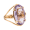 Bague 58 Bague cocktail en or rose 18 carats avec améthyste 58 Facettes 2905357CN