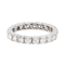 Bague 56 Alliance - Bague tour complet en platine 950 et diamants 58 Facettes 2905385CN
