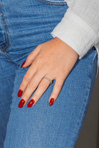 Bague 55 Alliance - Bague en platine 950 sertie de diamants 58 Facettes 2909885CN