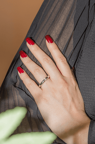 Bague 56 Bague Or blanc Diamant 58 Facettes 2912911CN