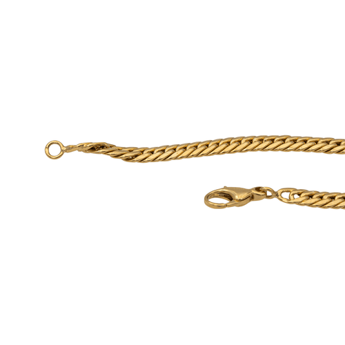 Collier Collier Maille anglaise Or jaune Emeraude, Diamant 58 Facettes 2916931CN