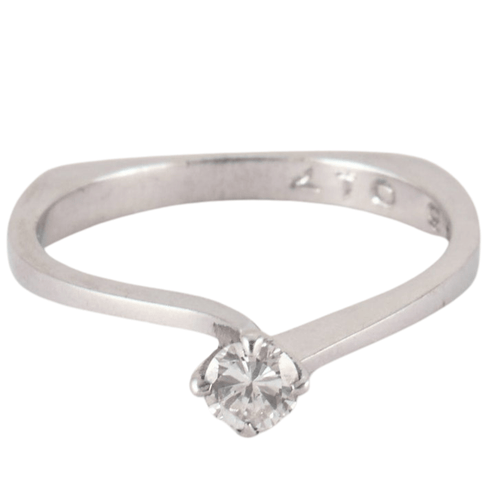 Bague 51 Bague Solitaire Diamant 0.15ct 58 Facettes DV0042-7