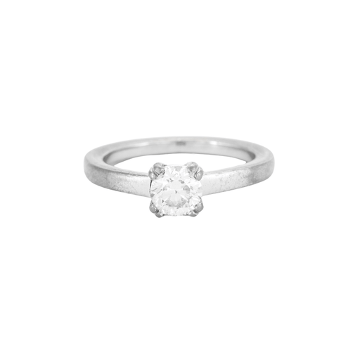 Bague 47 Bague Solitaire Diamant Or Blanc 58 Facettes DV0446-1