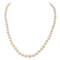 Collier Collier sautoir en or blanc 18 carats avec perles et diamants 58 Facettes 2940374CN