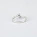 Ring 50 Solitaire ring in white gold 58 Facettes DV0198-1