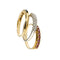 Bague Fiume - Tris de bagues rivière en or 18 ct avec diamants, rubis et saphirs 58 Facettes 29582