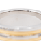 Bague 59 Bague en or jaune et or blanc 18 carats sertie de diamants 58 Facettes 2958340CN