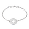 Bracelet Bracelet motif cercle ajouré en or blanc 18 carats 58 Facettes 2958630CN