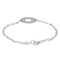 Bracelet Bracelet motif cercle ajouré en or blanc 18 carats 58 Facettes 2958630CN
