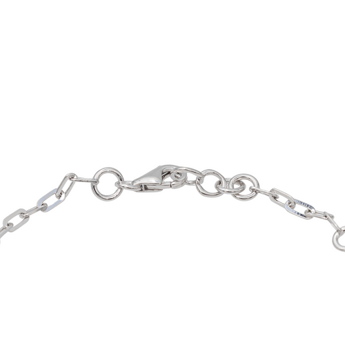 Bracelet Bracelet motif cercle ajouré en or blanc 18 carats 58 Facettes 2958630CN