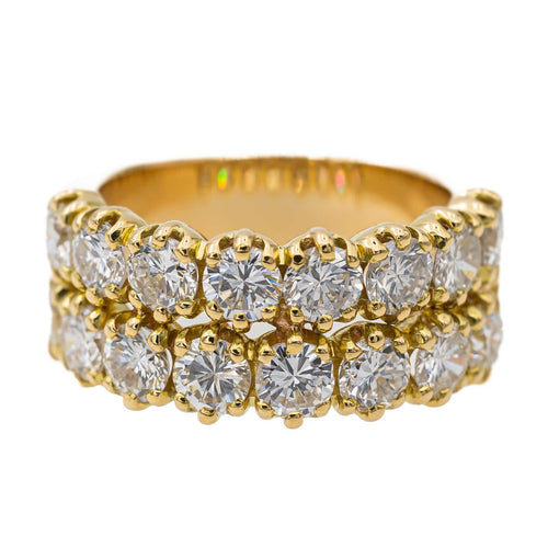 Bague 54 Bague Cocktail Or jaune Diamant 58 Facettes 2958631CN