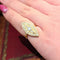 Bague 48 Bague marquise en or jaune 18 carats et diamants 58 Facettes 29588