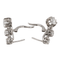 Boucles d'oreilles Boucles d'oreilles Dormeuses Or blanc Diamant 58 Facettes 2960964CN