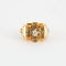 Bague 54 Bague tank diamant 58 Facettes DV0019-6