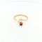 Bague 58 Bague Toi et Moi en or jaune avec diamant et rubis 58 Facettes 29693