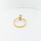 Bague 58 Bague Toi et Moi en or jaune avec diamant et rubis 58 Facettes 29693