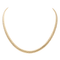 Collier Collier maille anglaise en or jaune 18 carats 58 Facettes 2971731CN