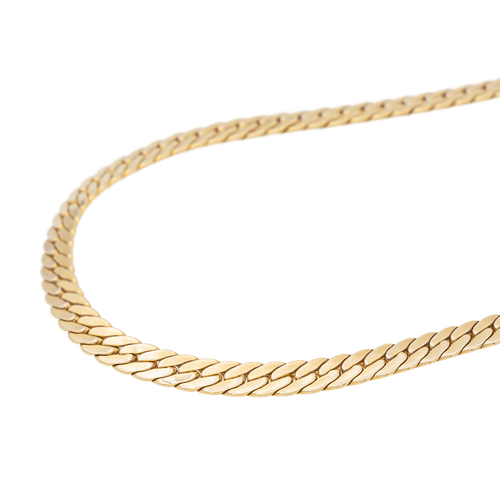 Collier Collier maille anglaise en or jaune 18 carats 58 Facettes 2971731CN