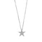 Collier Collier - Pendentif étoile en or blanc 18 kt et diamants 58 Facettes 29732