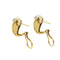 Boucles d'oreilles Boucles d’oreilles en or jaune 18 ct avec diamants 58 Facettes 29740