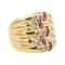 Bague 54 Bague Or jaune Rubis, Diamant 58 Facettes 2975520CN