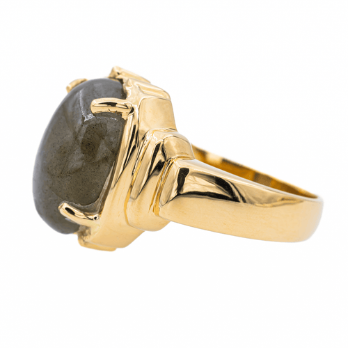 Bague 62.5 Bague Or jaune Labradorite 58 Facettes 2975747CN