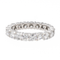 Bague 48.5 Boucheron - Bague alliance tour complet en platine sertie de diamants 58 Facettes 2975758CN