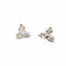 Boucles d'oreilles Boucles d’oreilles triangulaires en or blanc 18 carats et diamants 0,96 ct 58 Facettes 29788