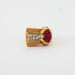 Ring 53 Ruby and diamond Tank ring 58 Facettes DV0256-1