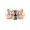 Bague 51 Bague Tank Rubis, Saphir, Emeraude 58 Facettes DV0032-17