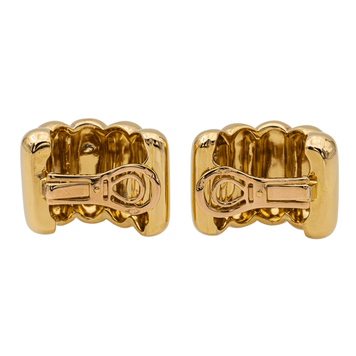 Boucles d'oreilles O.J. Perrin - Boucles d’oreilles à clips en or jaune 18 carats 58 Facettes 2980971CD