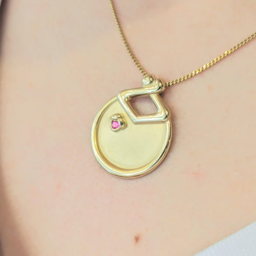 Pendentif Mauboussin - Pendentif en or jaune 18 carats et rubis 58 Facettes 29817