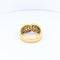Bague 55 Bague en or jaune 18 carats pavée de diamants 58 Facettes 29872