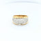 Bague 55 Bague en or jaune 18 carats pavée de diamants 58 Facettes 29872
