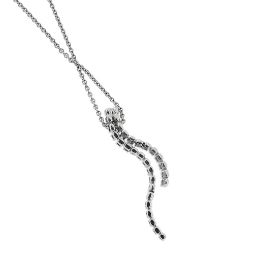 Collier Balestra - Collier avec pendentif en or blanc 18 ct et diamants 58 Facettes 29888