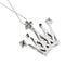 Collier Collier - Pendentif couronne en or blanc 18 kt et diamants 58 Facettes 29948