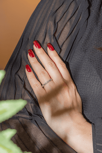 Bague 58.5 Bague alliance tour complet en or blanc 18 carats et diamants 58 Facettes 2998998CN