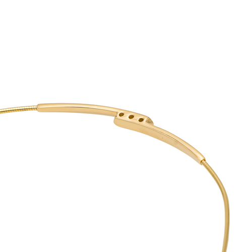 Collier Collier trilogie en or jaune 18 carats et diamants 58 Facettes 2999630CN