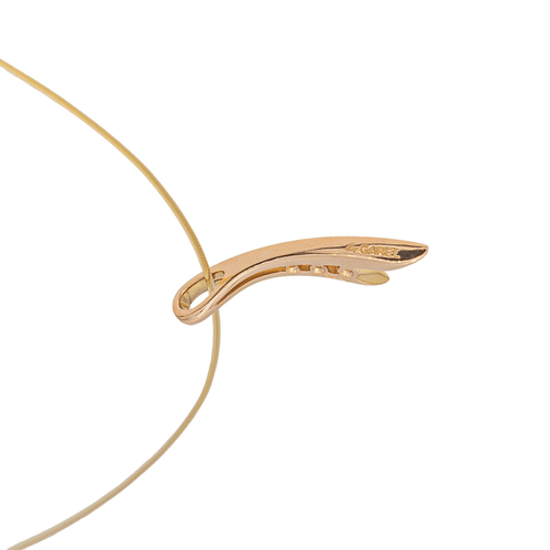 Collier Garel Trilogie - Collier en or jaune et or rose avec diamants 58 Facettes 2999631CN