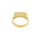Bague Bague chevalière homme à écusson rectangulaire en or jaune 18 ct 58 Facettes 29999
