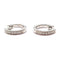 Boucles d'oreilles Boucles d'oreilles créoles or blanc diamants 58 Facettes