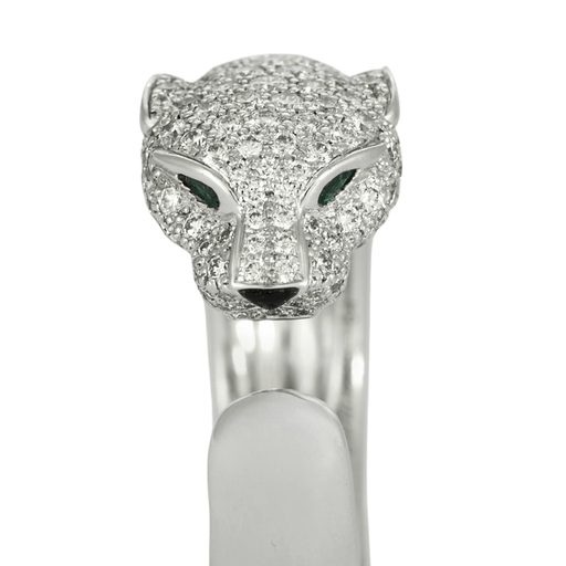 CARTIER "Panthère" Massai model ring - White gold and diamond ring 58 Facettes DV2795-7
