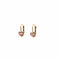 Boucles d'oreilles Boucles d’oreilles bébé monachella cœur émaillé rose en or 18k 58 Facettes 47296008