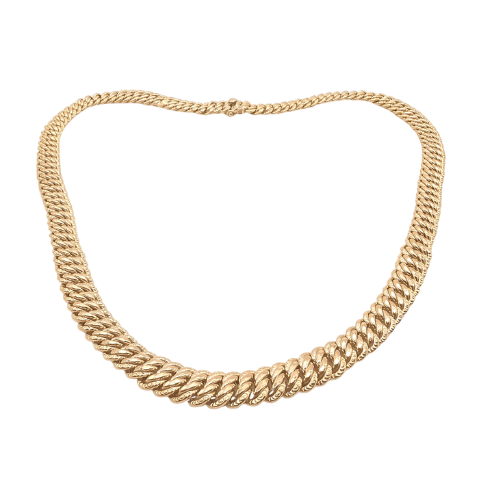 Collier Collier maille américaine en or rose 58 Facettes