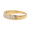 Bague 61 Bague demi-alliance en or jaune 18 carats et diamants 58 Facettes 3000072CN