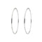 Boucles d'oreilles Boucles d’oreilles créoles grandes en or blanc 18 kt 58 Facettes 30003