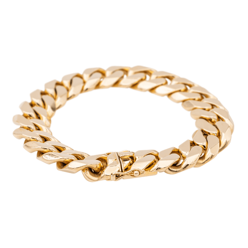 Bracelet Bracelet maille gourmette en or jaune 18 carats 58 Facettes 3002242CN