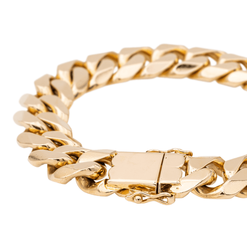 Bracelet Bracelet maille gourmette en or jaune 18 carats 58 Facettes 3002242CN