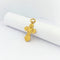 Pendentif Pendentif croix en or jaune 18 carats 58 Facettes 30077