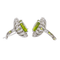 Boucles d'oreilles Boucles d'oreilles Or blanc Péridot, Diamant 58 Facettes 3013258CN